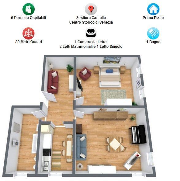 Bella Vista Apartment ヴェネツィア エクステリア 写真